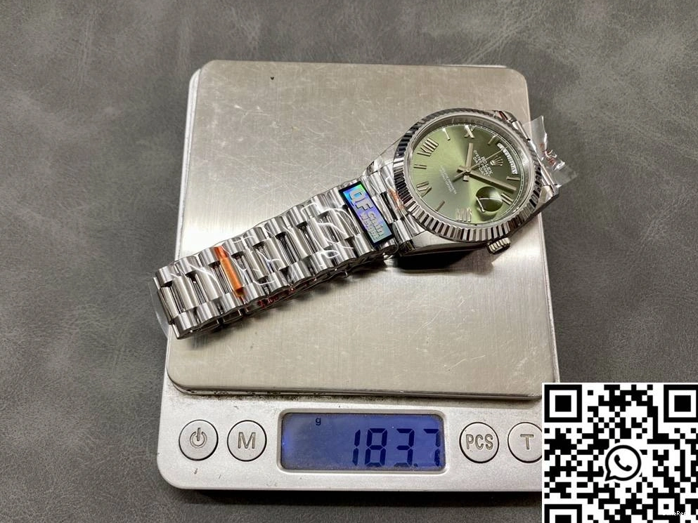 Green v5 M228239-0033 QF Day Rolex Date Steel Tungsten Dial Factory 1203